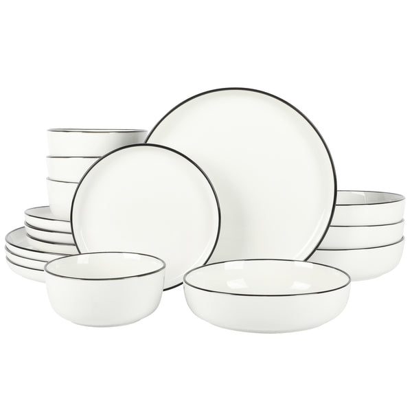 gibson home Gibson Home Oslo 16-Piece Porcelain Dinnerware Set