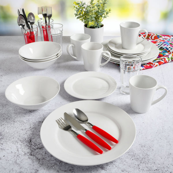 Gibson Home Gibson Home Regal White II 32-Piece Dinnerware Combo Set