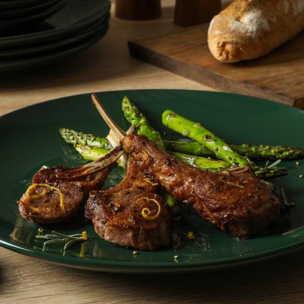 Gibson Home Gibson Home Simple Essential (Service For 4) Plates And Bowls Porcelain Solid Color Dishes Ceramic Dinnerware Set - Hunter Green