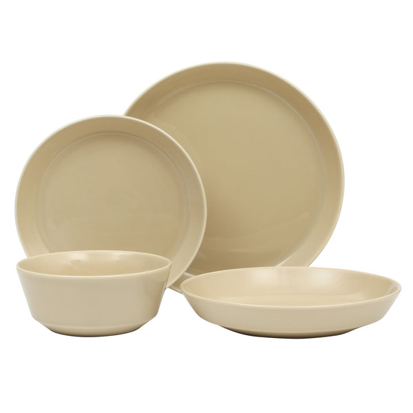 Gibson Home Gibson Home Summer Shades 16 Piece Plates And Bowls Dishes Service For 4 Porcelain Dinnerware Set