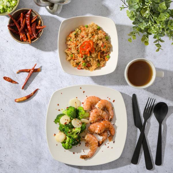 Gibson Home Gibson Home Zen Buffet 12-Piece Porcelain Dinnerware Set