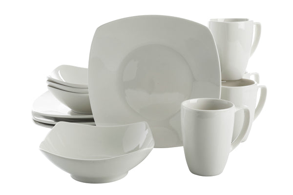 gibson home Gibson Home Zen Buffet 12-Piece Porcelain Dinnerware Set