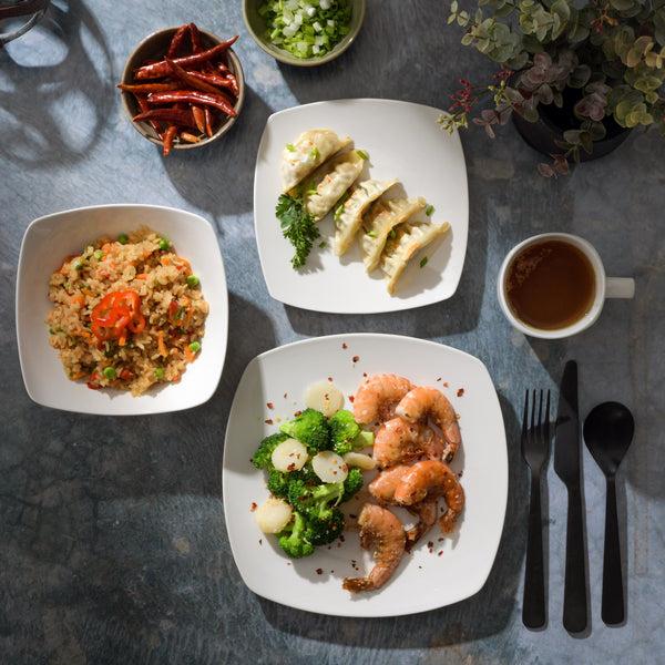 Gibson Home Gibson Home Zen Buffet 16-Piece Porcelain Dinnerware Set