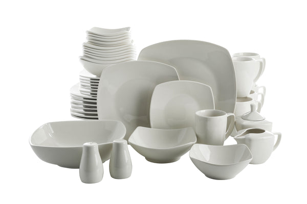 gibson home Gibson Home Zen Buffet 39-Piece Porcelain Expanded Dinnerware Set