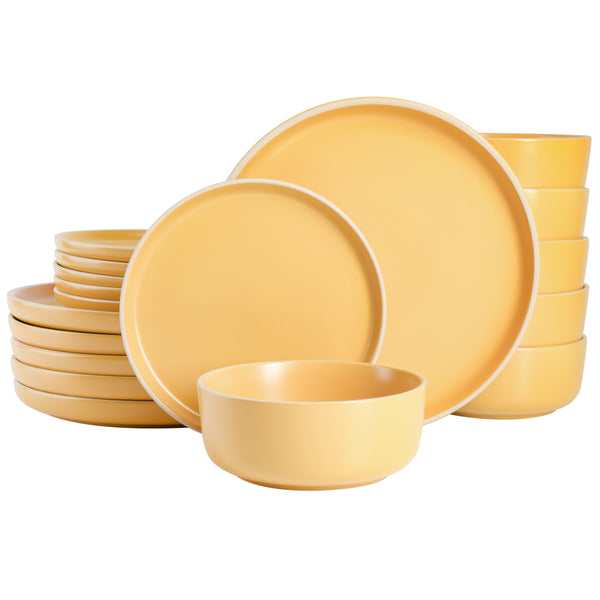 Gibson Home Gibson Home Zuma 18-Piece Stoneware Dinnerware Set