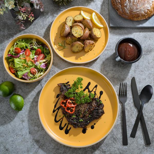 Gibson Home Gibson Home Zuma 18-Piece Stoneware Dinnerware Set