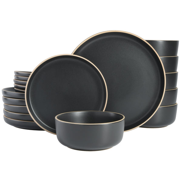 gibson home Gibson Home Zuma 18-Piece Stoneware Dinnerware Set gibson home Gibson Home Zuma 18-Piece Stoneware Dinnerware Set