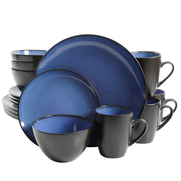 gibson home Gibson Soho Lounge Round 16-Piece Reactive Stoneware Dinnerware Set