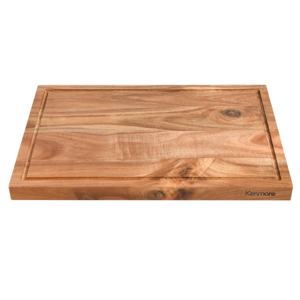 gibson home Kenmore Archer 18" x 12" Acacia Wood Cutting Board