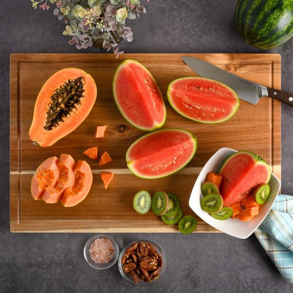 Gibson Home Kenmore Kenosha 24" X16" Acacia Wood Cutting Board