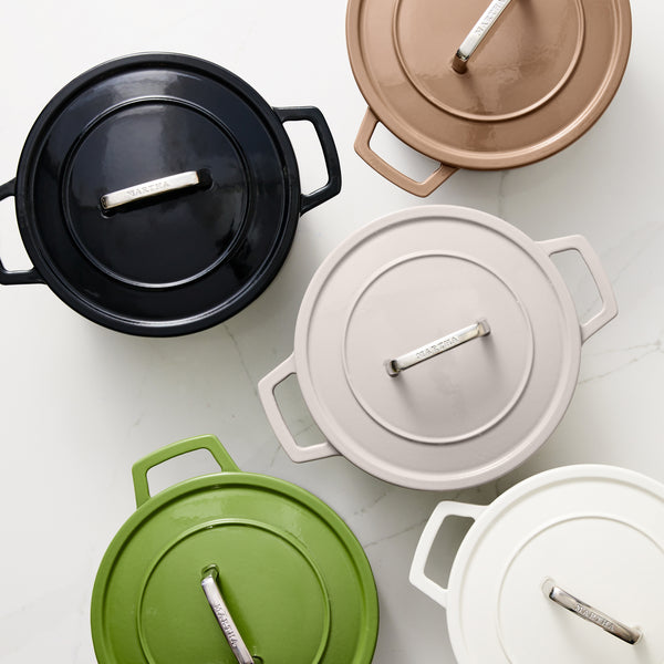 Gibson Home Martha By Martha Stewart 5-Quart Enameled Cast Iron Dutch Oven W/ Lid