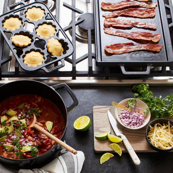 Gibson Home Martha By Martha Stewart 7-Quart Enameled Cast Iron Dutch Oven W/ Lid