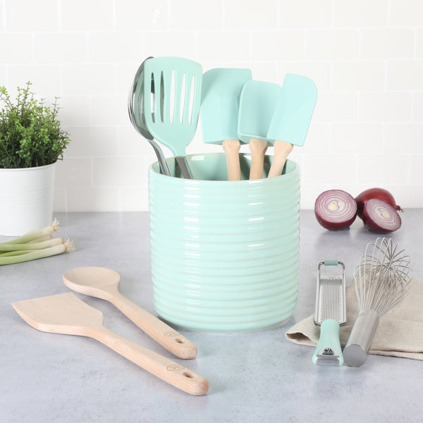 Gibson Home Martha Stewart 10-Piece Tools And Gadget Set W/ Ceramic Crock