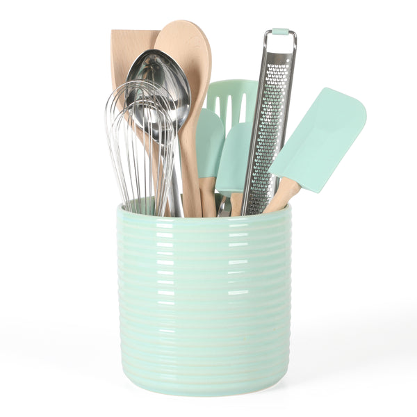 gibson home Martha Stewart 10-Piece Tools and Gadget Set w/ Ceramic Crock gibson home Martha Stewart 10-Piece Tools and Gadget Set w/ Ceramic Crock