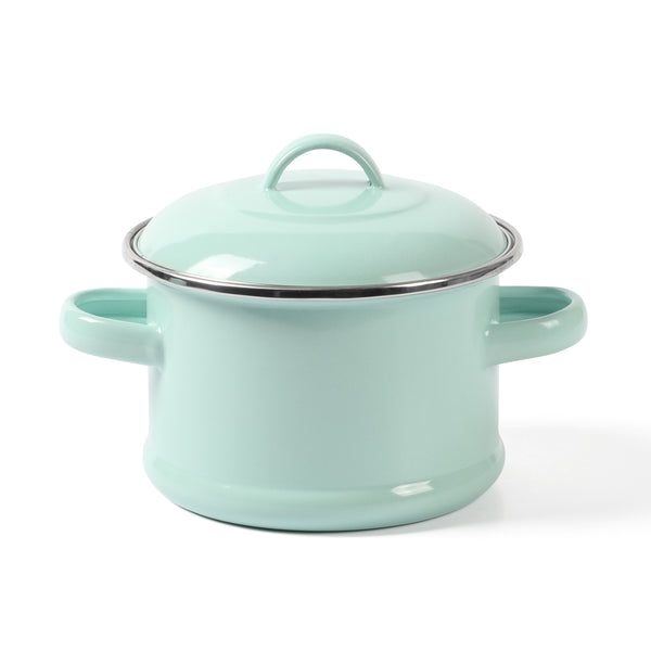 Gibson Home Martha Stewart 2-Pack Mini Enamel On Steel Dutch Ovens