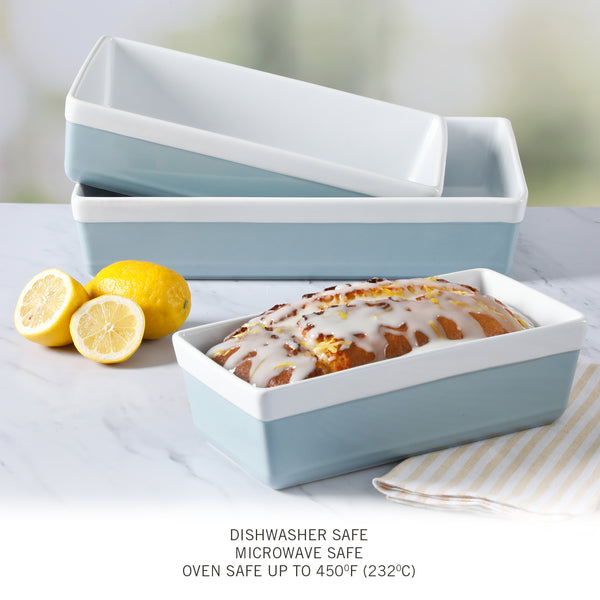 Gibson Home Martha Stewart 3-Piece Oven To Table Stoneware Baker Set