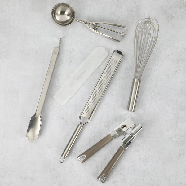Gibson Home Martha Stewart 5-Piece Richburn Kitchen Prep Tools And Gadget Set