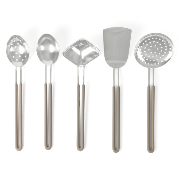 gibson home Martha Stewart 5-Piece Sprucedale Stainless Steel Kitchen Tools and Gadget Set