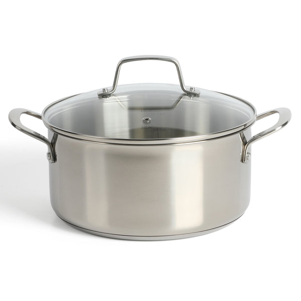 gibson home Martha Stewart Castelle 5-Quart Stainless Steel Dutch Oven gibson home Martha Stewart Castelle 5-Quart Stainless Steel Dutch Oven