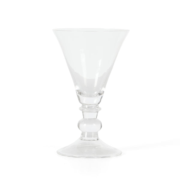 Gibson Home Martha Stewart Crispa 4 Piece 10 Ounce Handmade Goblet/Wine/Martini Glassware Set
