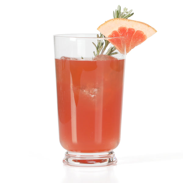 gibson home Martha Stewart Crispa 4-Piece 18 Ounce Handmade Hi Ball Glassware Set