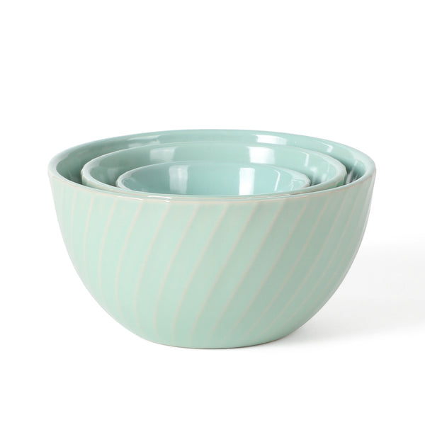 Gibson Home Martha Stewart Eagleson 3-Piece (3” 4” & 5”) Round Prep Mixing Bowl Set