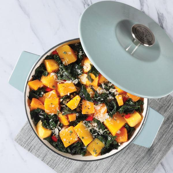 Gibson Home Martha Stewart Eastholm 3-Quart Enameled Cast Iron Dutch Oven