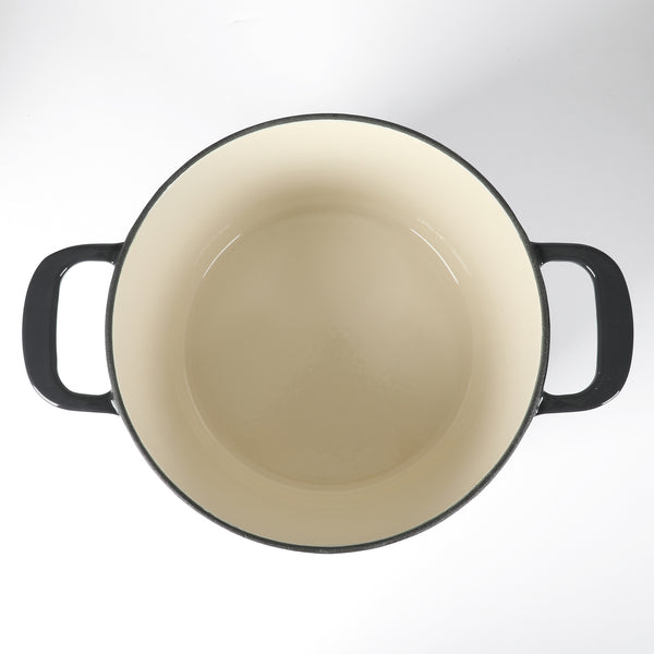 Gibson Home Martha Stewart Gatwick 4 Quart Enamel Cast Iron Dutch Oven - Grey