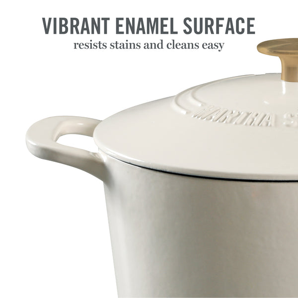 Gibson Home Martha Stewart Gatwick 7-Quart Enameled Cast Iron Dutch Oven