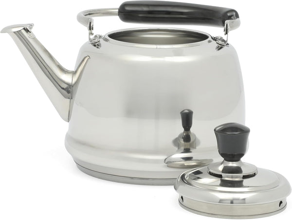 Gibson Home Martha Stewart Kingstree Large 2 Qt Heavy Gauge Whistling Tea Kettle