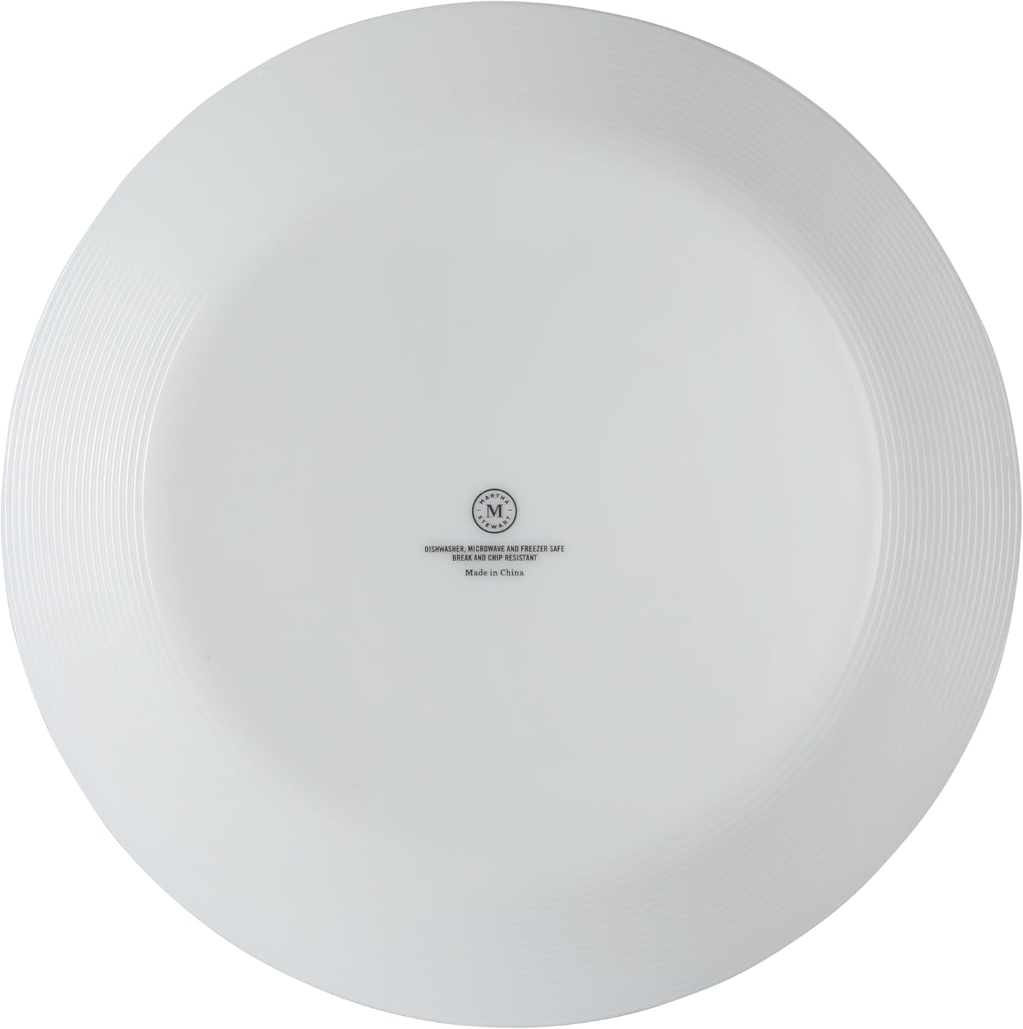 Gibson Home Martha Stewart Opalton 6 Piece 10 Inch Chip And Break Resistant Dinner Plates