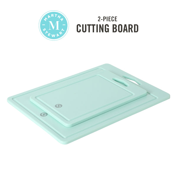Gibson Home Martha Stewart Polypropylene Cutting Boards 2-Pack