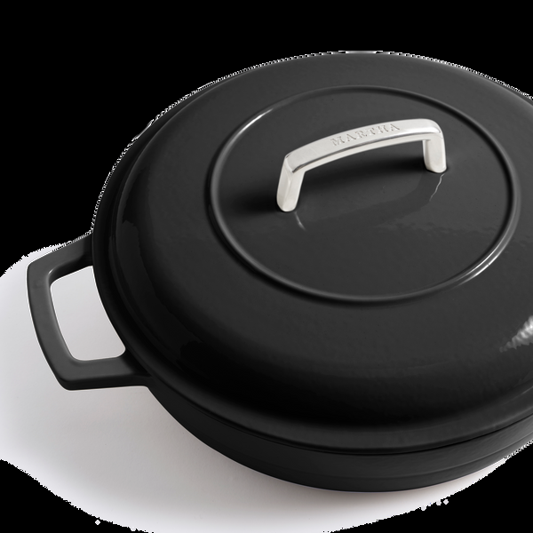 Gibson Home Martha Stewart Signature 3.5-Quart Enameled Cast Iron Braiser W/ Lid