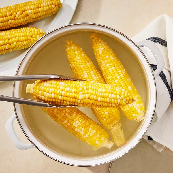 Gibson Home Martha Stewart Thayer 16-Quart Enamel On Steel Lobster Stock Pot