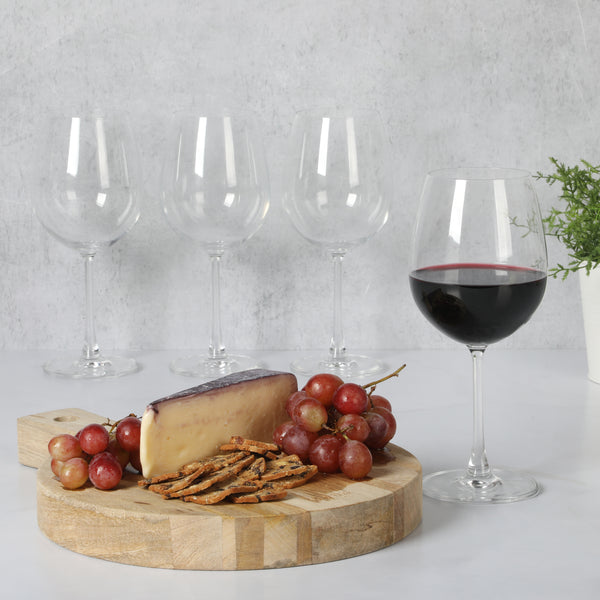 Gibson Home Martha Stewart Vivica 20-Ounce Stemmed Red Wine Glass Set 4-Pack