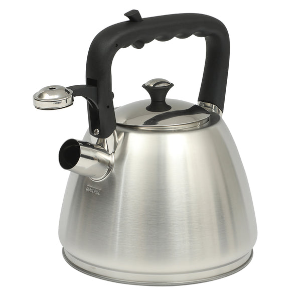Gibson Home Mr. Coffee Armidale Large 2.5QT Brushed Stainless Steel Whistling Tea Kettle