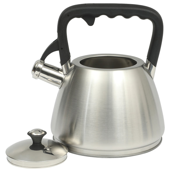 Gibson Home Mr. Coffee Armidale Large 2.5QT Brushed Stainless Steel Whistling Tea Kettle