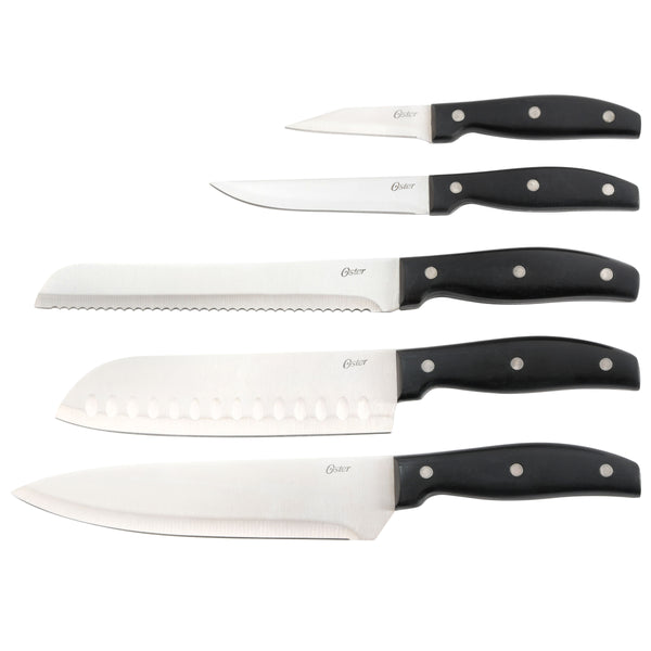 Gibson Home Oster Granger 14-Piece Cutlery Set W/ Wood Block