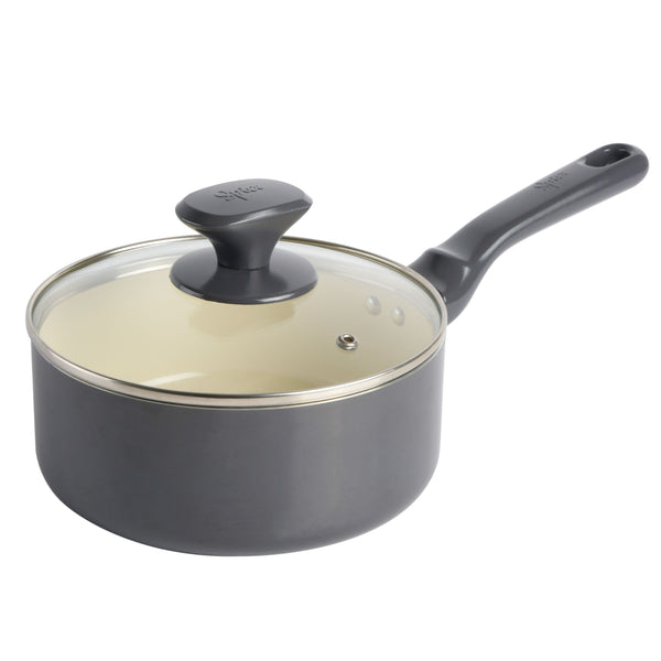 Gibson Home Spice By Tia Mowry 10-Piece Aluminum Cookware Set W/ Healthy Non-Stick Ceramic Interior