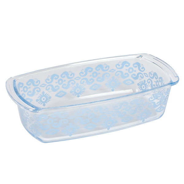 Gibson Home Spice By Tia Mowry Spicy Cloves 1.6-Quart Loaf Pan Oven Dishwasher And Microwave Safe Borosilicate Glass Bakeware