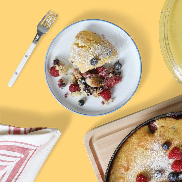 Gibson Home Sur La Table Kitchen Essentials 16-Piece Two-Tone Porcelain Dinnerware Plates And Bowls Set