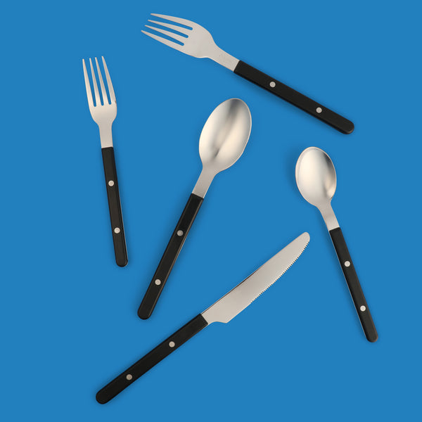 Gibson Home Sur La Table Kitchen Essentials 20-Piece Flatware Set