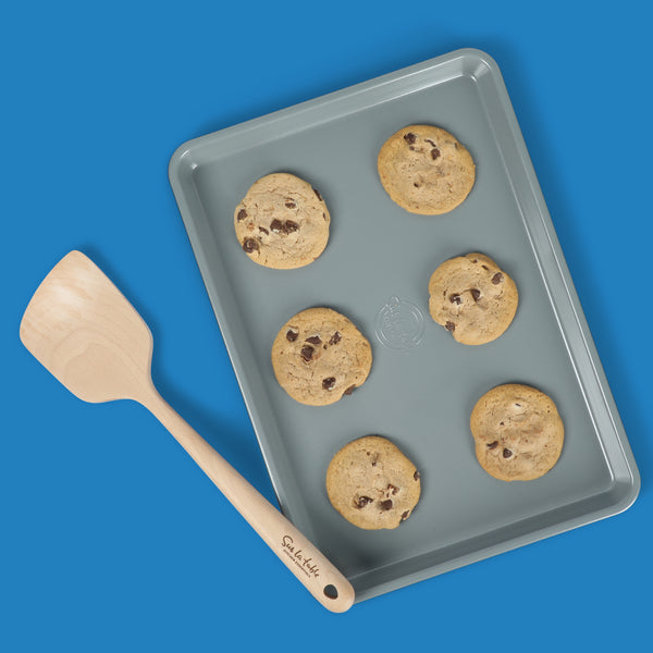 Gibson Home Sur La Table Kitchen Essentials Carbon Steel Bakeware Set W/ Premium PFA Free Grey Ceramic Nonstick