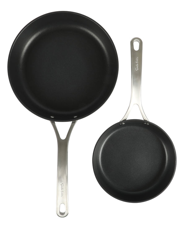 gibson home Sur La Table Market 2-Piece 10 & 12 Inch Premium Nonstick Hard Anodized Aluminum Fry Pan Set gibson home Sur La Table Market 2-Piece 10 & 12 Inch Premium Nonstick Hard Anodized Aluminum Fry Pan Set