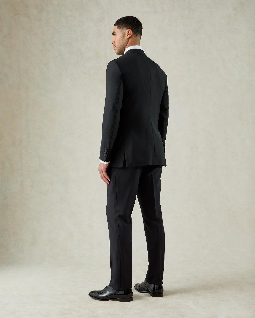 Gieves & Hawkes Davide Double Breasted Dinner Jacket Black