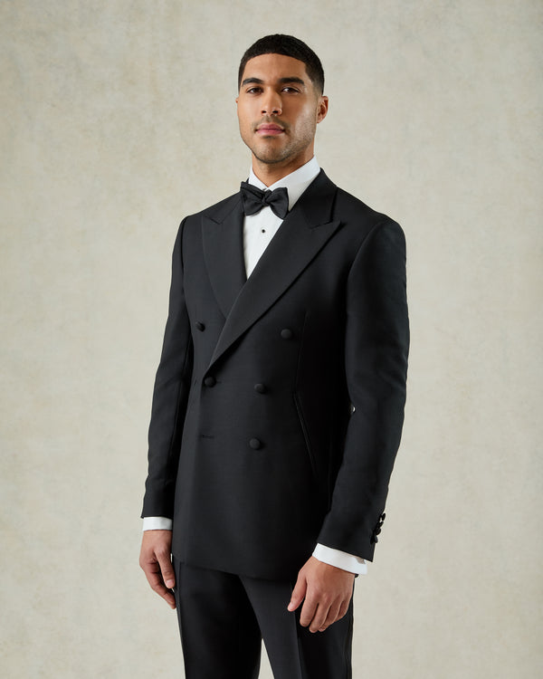 gieves & hawkes Davide Double Breasted Dinner Jacket Black