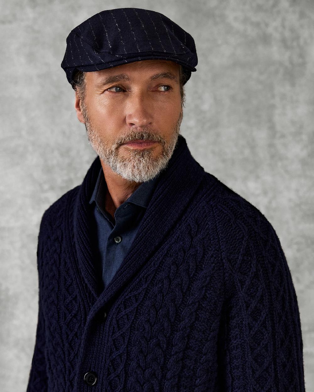 Gieves & Hawkes Dowse Wool & Cashmere Morse Code Flannel Cap