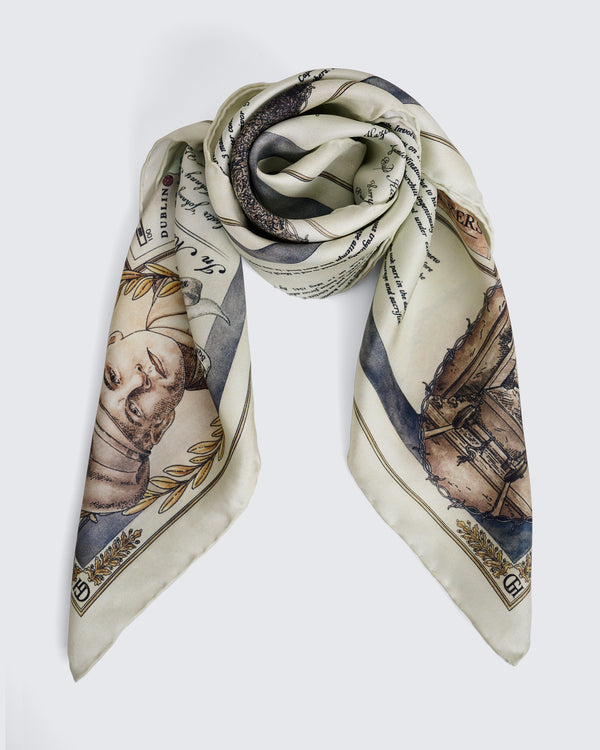 gieves & hawkes Bethell Multi Great Escape Map Scarf