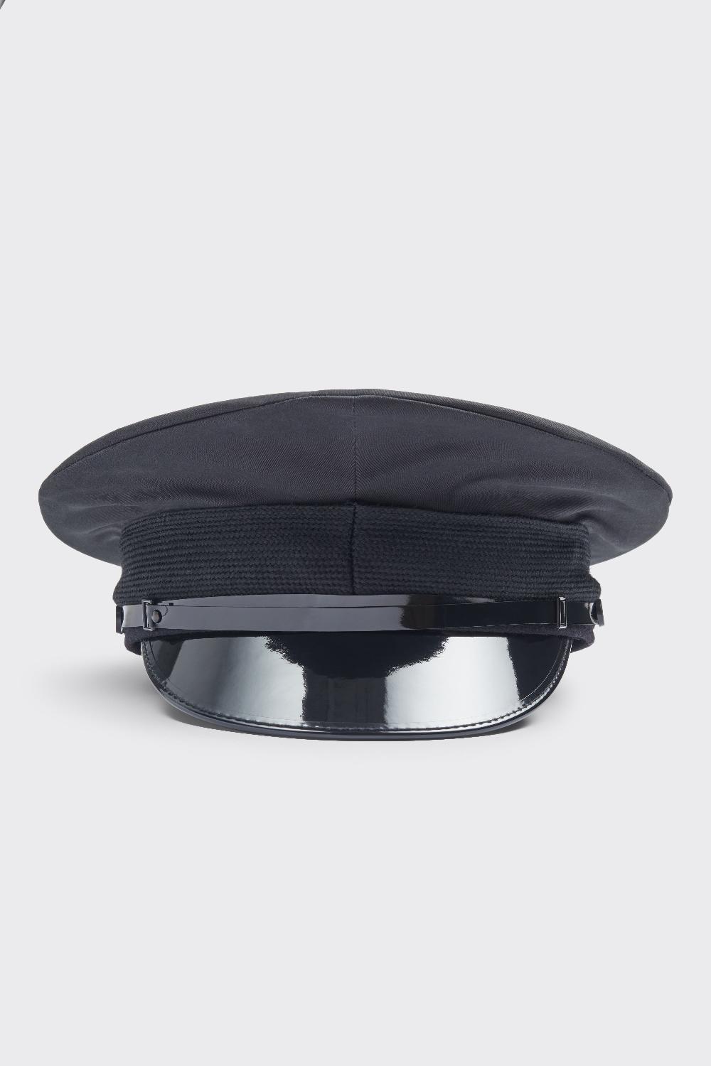 Gieves & Hawkes Black Cotton Cap Cover