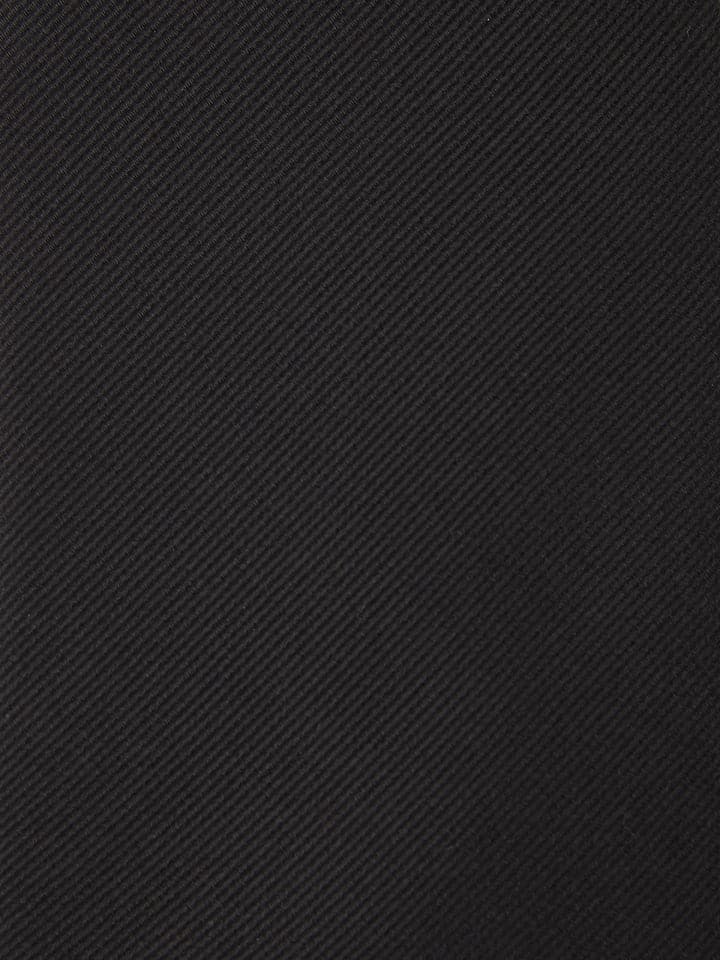 Gieves & Hawkes Black Officers Tie - Silk Reppe